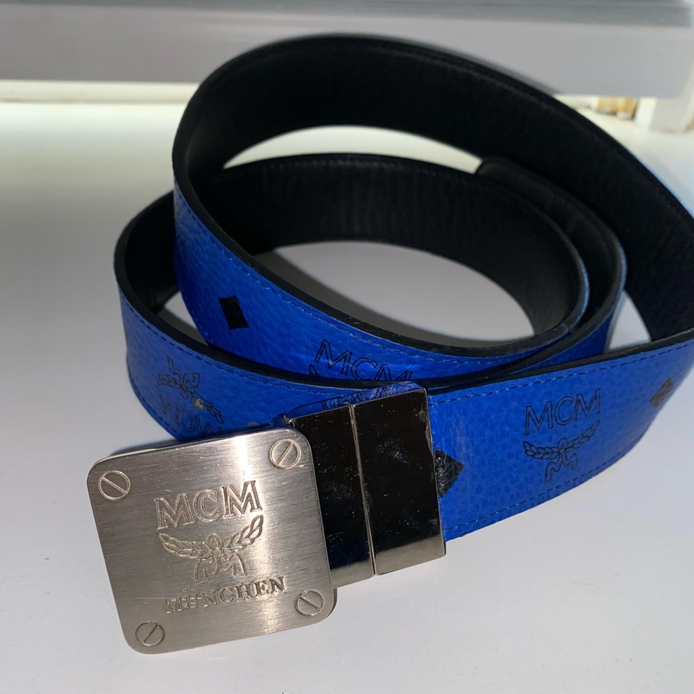 MCM MENS REVERSIBLE BELT
